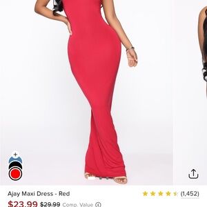 Red Maxi Dress- new with tags
